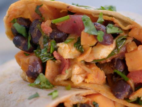 Sweet Potato and Black Bean Burritos