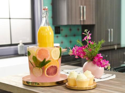 DIY Citrus Ice Mold Drink Bucket