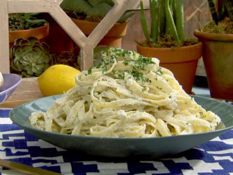 Pasta with Lemon Herb Yogurt Sauce