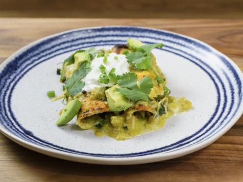 Skillet Chicken Enchiladas