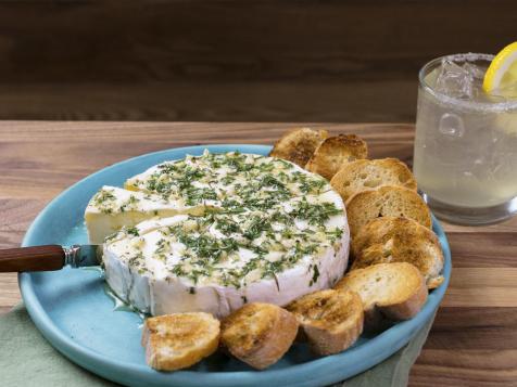 Baked Brie with Lavender Honey