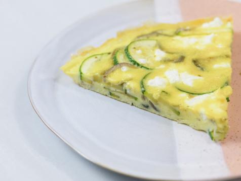 Zucchini-Goat Cheese Frittata