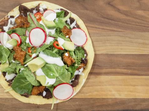 Tortilla Pizzas with Chorizo