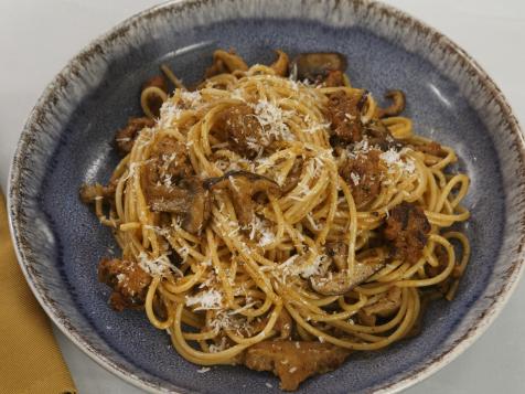 Spaghetti and Sausage Mushroom