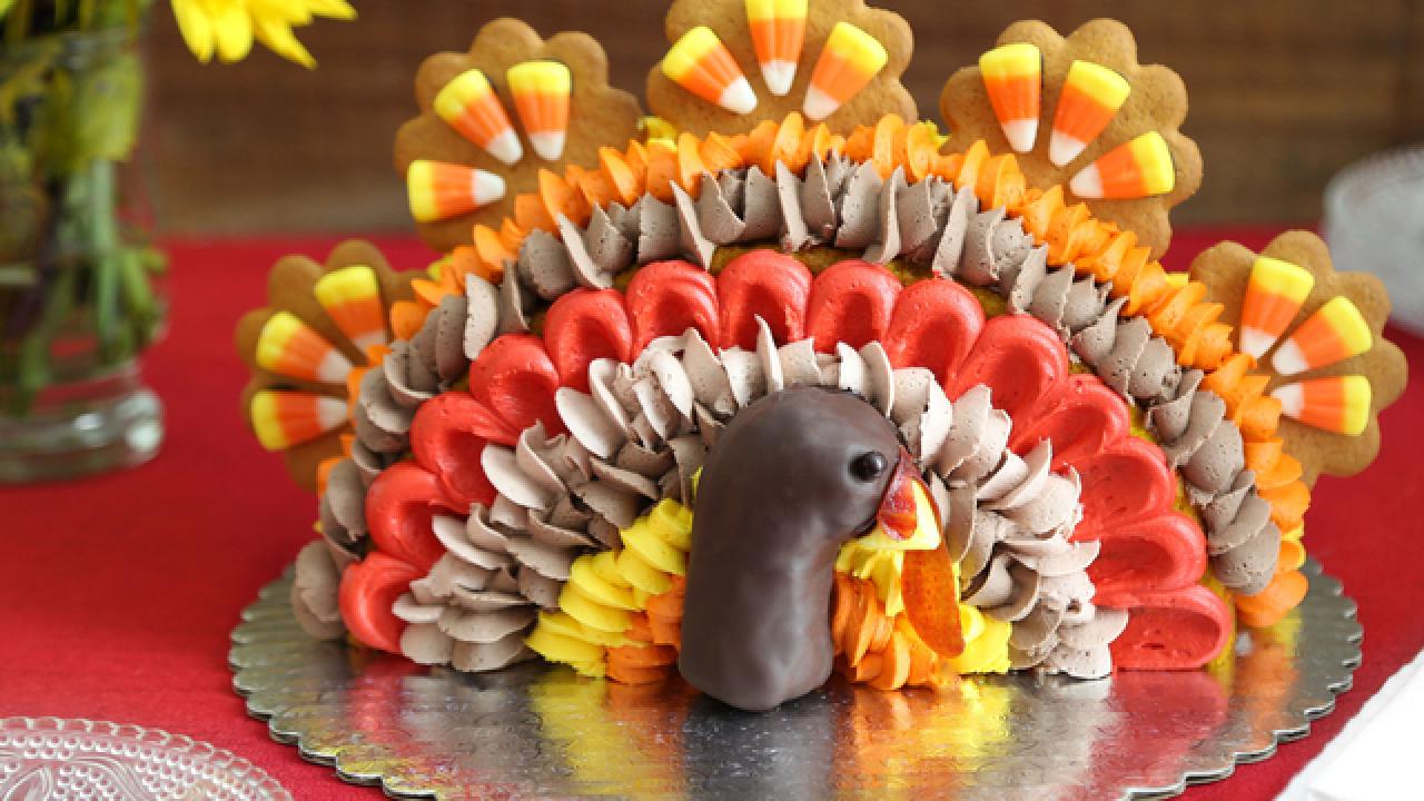 Sideways Turkey Cake