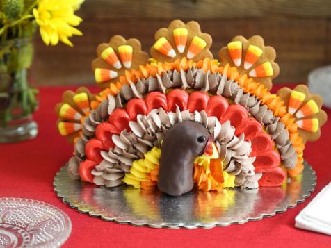 Sideways Turkey Cake