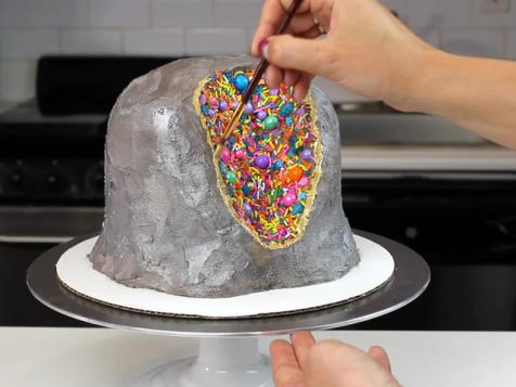 Sprinkle Geode Cake