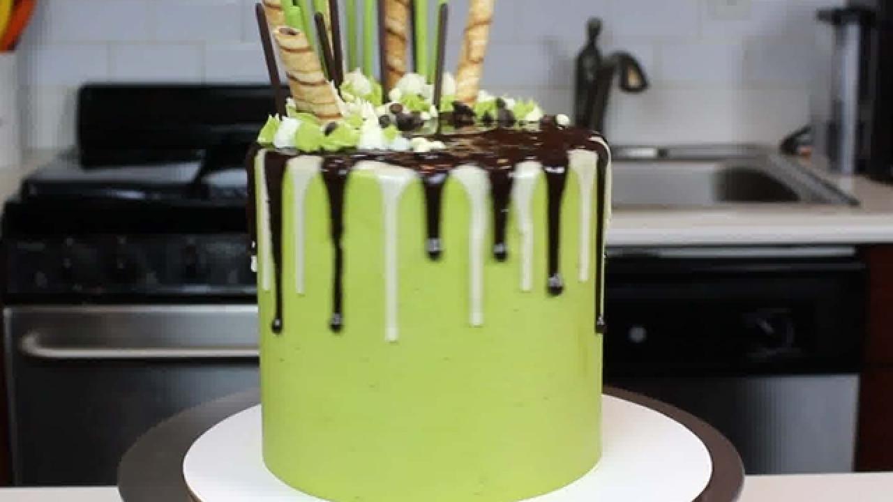Chocolate Matcha Cake