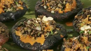 Grilled Stuffed Mushrooms