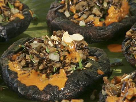 Grilled Stuffed Mushrooms
