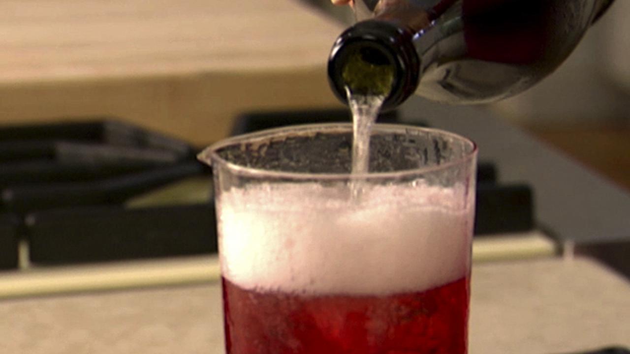 Cranberry Lime Bellini