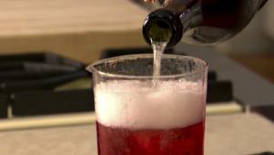 Cranberry Lime Bellini