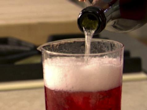 Cranberry Lime Bellini