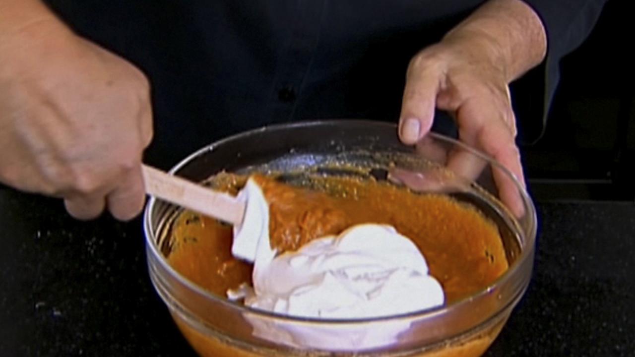 Pumpkin Banana Mousse Pie