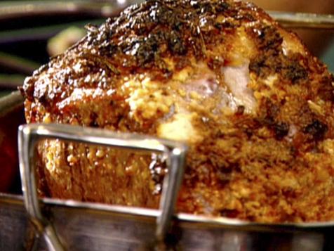 Horseradish-Mushroom Rib Roast
