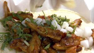 Marinated Hot Pork: Carne Adovada Tacos