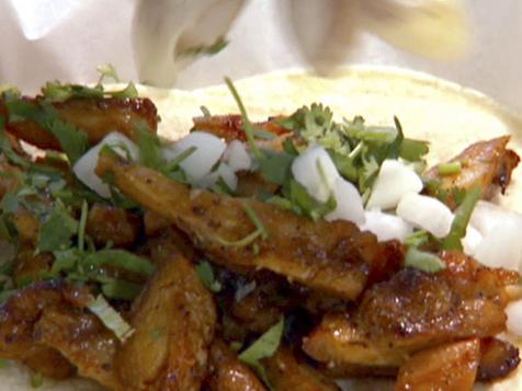 Marinated Hot Pork: Carne Adovada Tacos