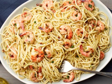 Shrimp Scampi with Linguini
