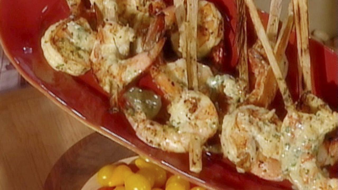 Shrimp With Cilantro Rub