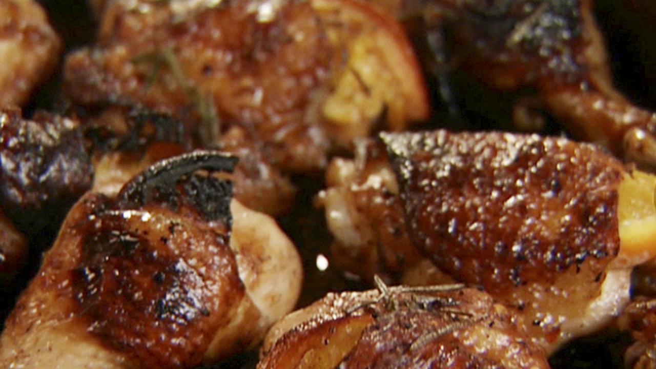 Pan Roasted Chicken & Oranges