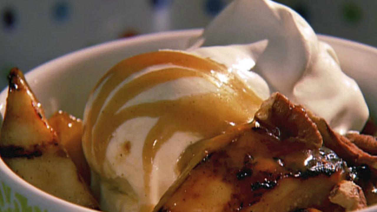 Grilled Pear Sundae