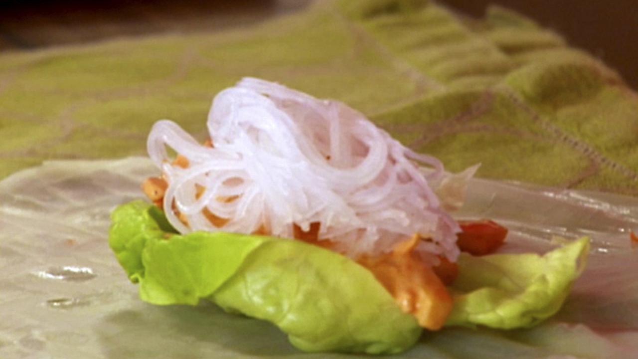 Veggie Rolls With Chili Mayo