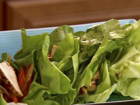 Spicy Szechuan Chicken Lettuce Wraps