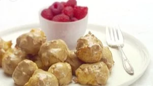 Coffee-Glazed Italian Doughnut