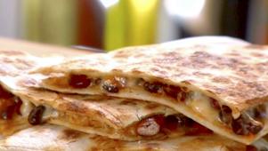 R2R: 3-Bean Chili Quesadilla