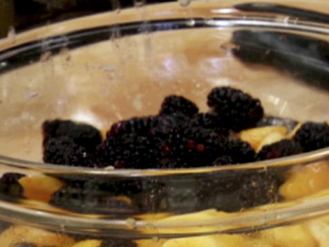 Peach-Blackberry Pie