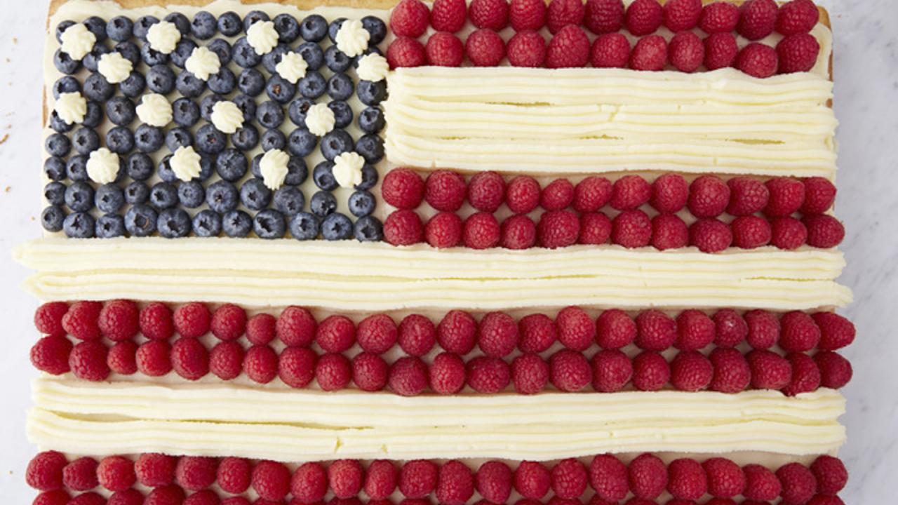4th Of July Flag Cake