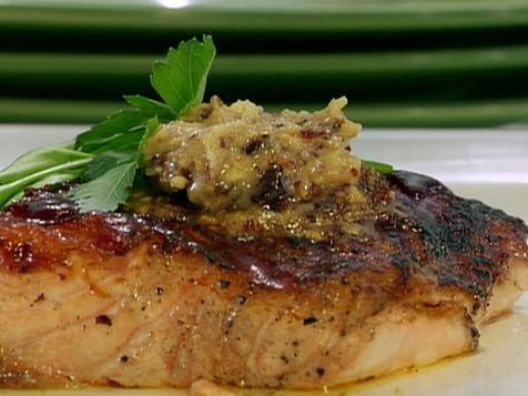 Red Wine Barbecued Salmon