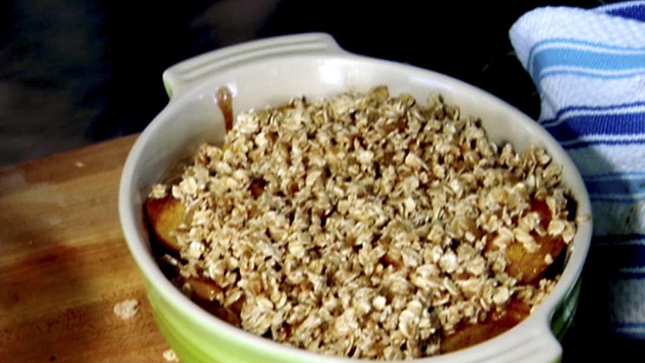 Bobby's Grilled Peach Cobbler