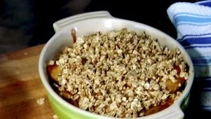 Bobby's Grilled Peach Cobbler