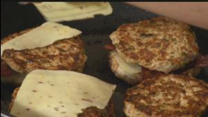 Turkey-Bacon Cheeseburgers