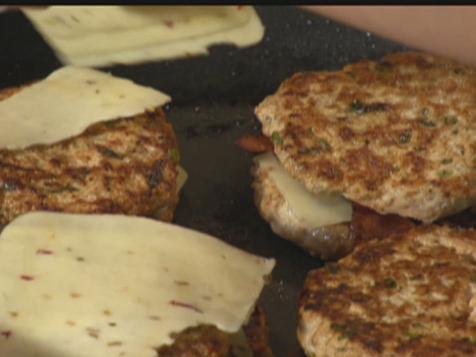 Turkey-Bacon Cheeseburgers