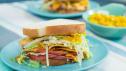 Fried Bologna Sandwich