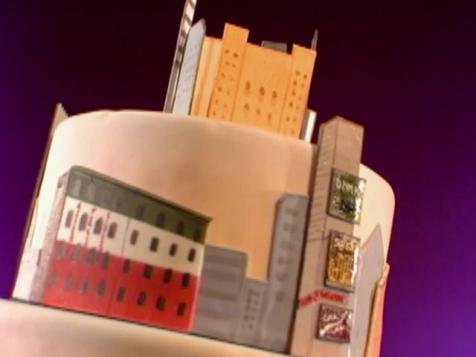 New York City Skyline Cake