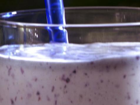 Blueberry Rum Milkshake