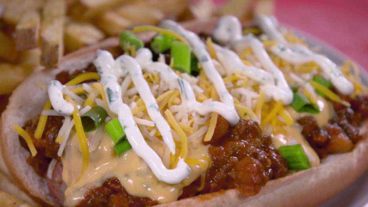 Chili on Brat