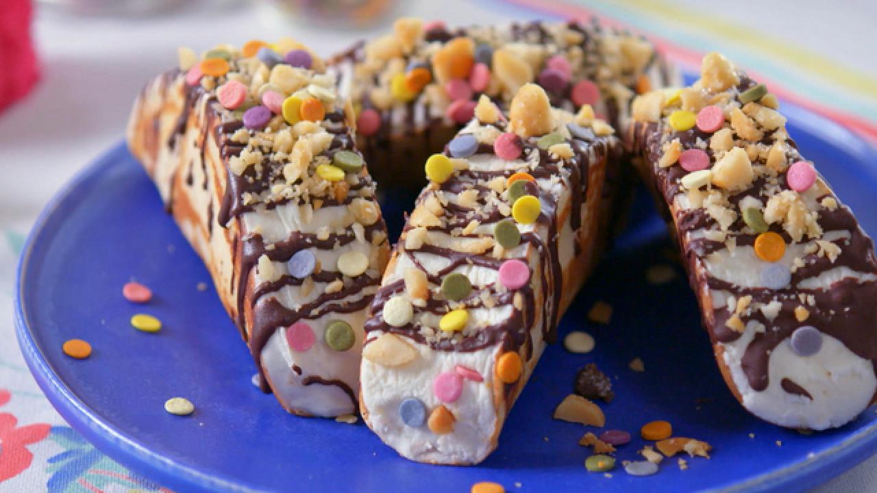 Chocolate-Covered Ice Cream Tacos