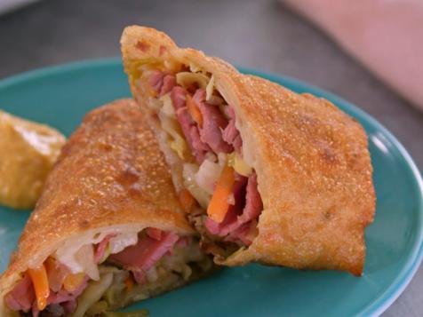 Pastrami Egg Rolls