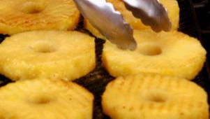 Maple-Grilled Pineapple Rings