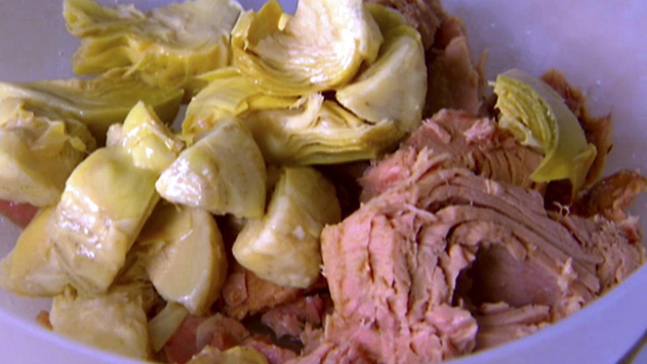 Artichoke and Tuna Panini