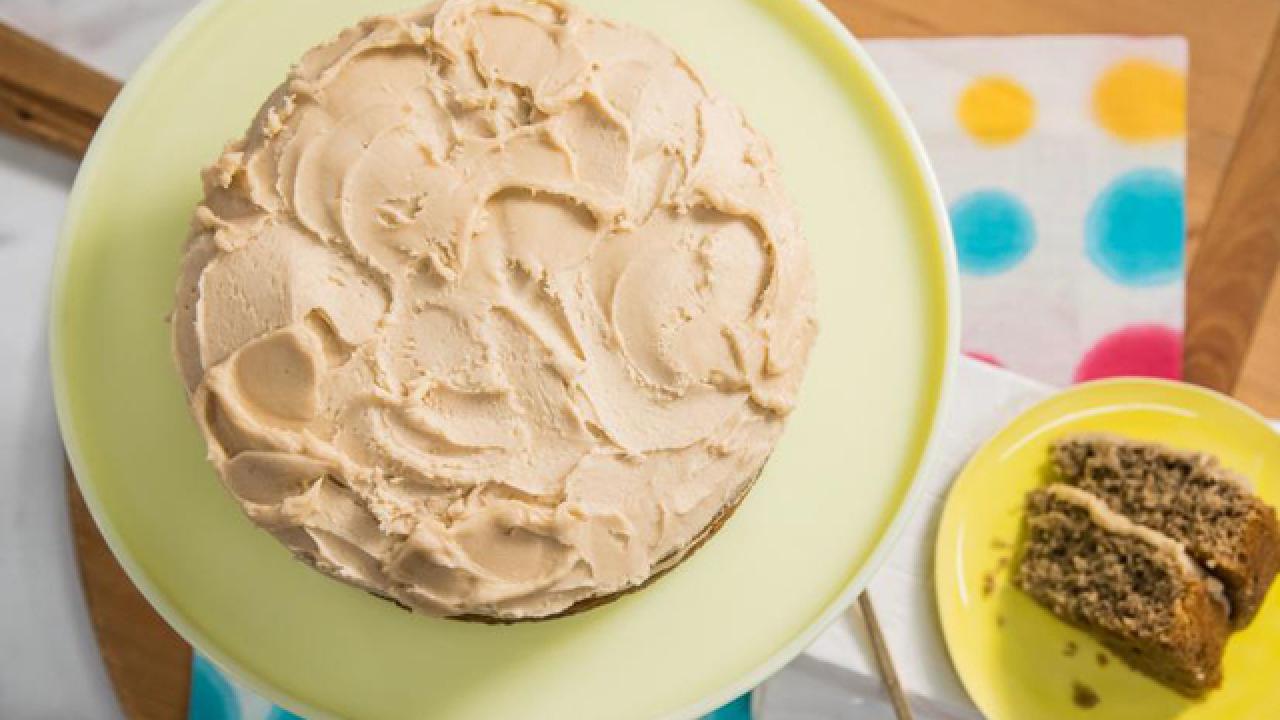 Banana Peel Cake with Brown Sugar Frosting