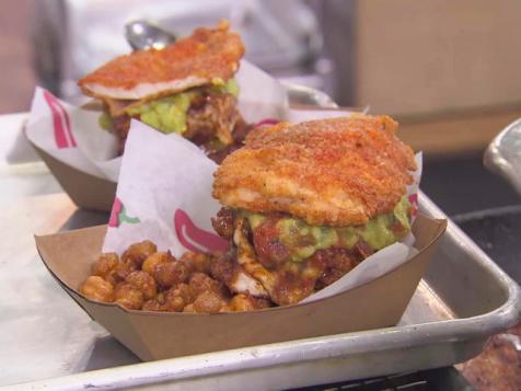 Chicken Bun Mexican Burger