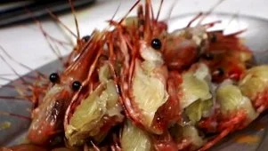 Duff on Fried Shrimp Heads