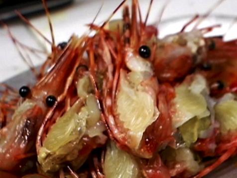 Duff on Fried Shrimp Heads