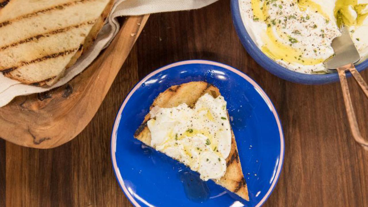 Whipped Ricotta with Olive Oil and Rosemary