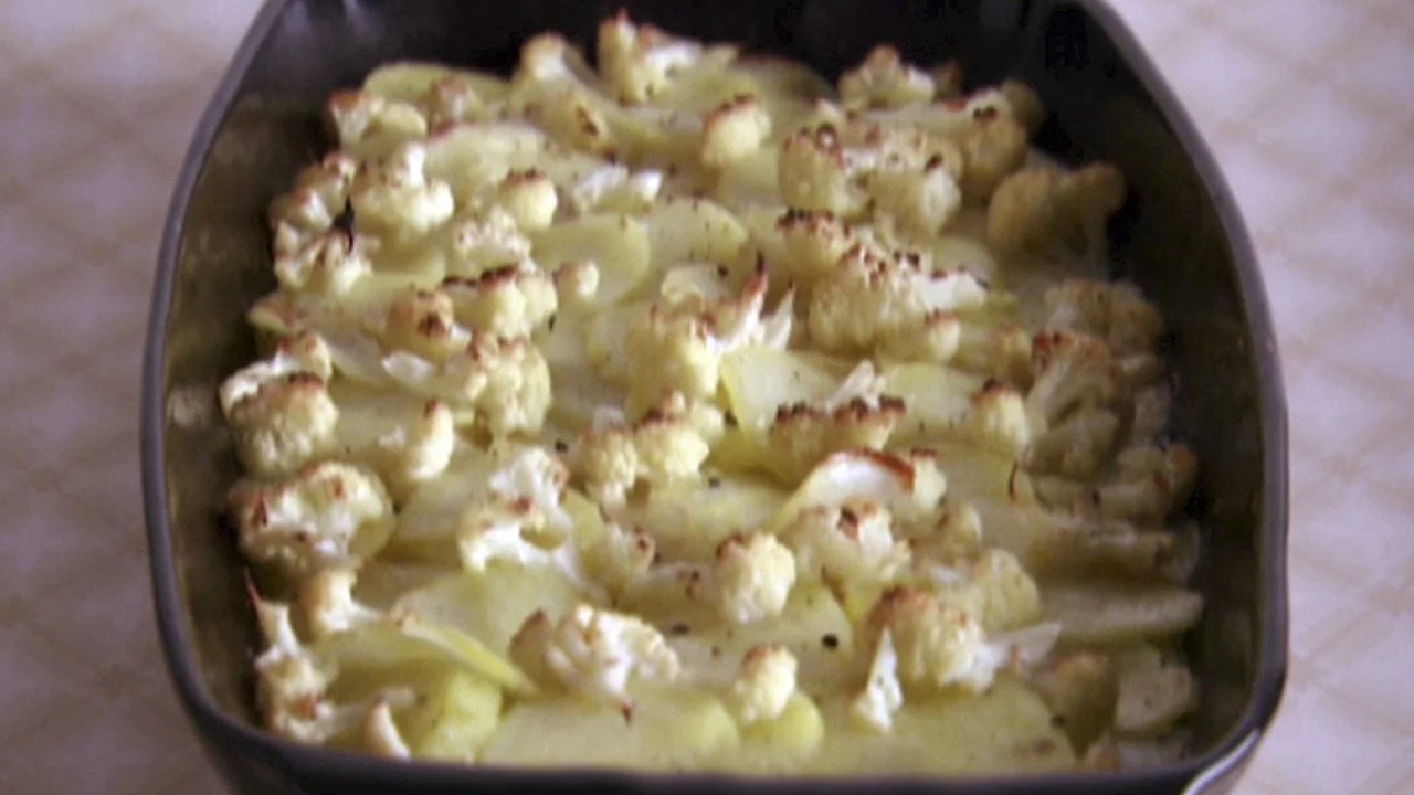 Potato and Cauliflower Gratin